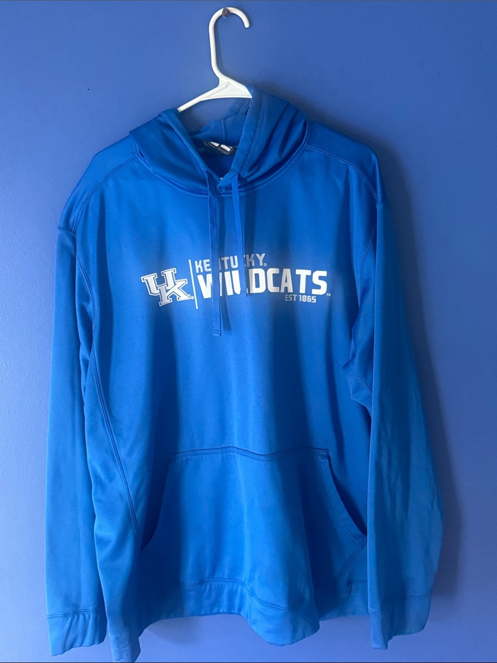 Kentucky Wildcats Men's Crewneck Pullover Hoodie - Blue